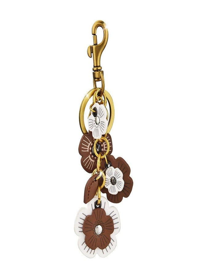 Hoheng Bag Charms for Handbags Flower Bag Charm Leather Purse Charms Retro Outfits for Women Aesthetic Keychain Accessories - Image 1